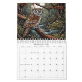 Art of Owls Wall Calendar Kalender (Feb 2027)