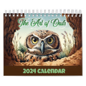Art of Owls Wall Calendar Kalender (Titelbild)
