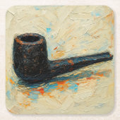 Art of Pipe (#10) Rechteckiger Pappuntersetzer (Vorderseite)