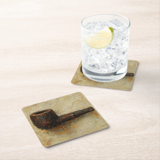 Art of Pipe (#13) Rechteckiger Pappuntersetzer (Vor Ort)