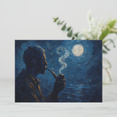 Art of Pipe (Happiness #2) Feiertagskarte (Stehend Vorderseite)