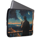 Art of Pipe (Night Time #3) Ölgemälde Laptopschutzhülle (Vorne Rechts)
