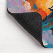 Art of Yoga (#4) Ölgemälde Mousepad (Ecke)