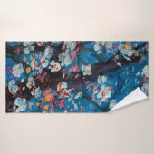 Art oil painting, cherry blossom flower, abstract, badehandtuch (Badehandtuch)
