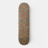 Art Old Cloud Patches Skateboard (Vorderseite)