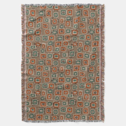 Art Old Tuch Patches Throw Blanket Decke (Vorderseite Vertikal)