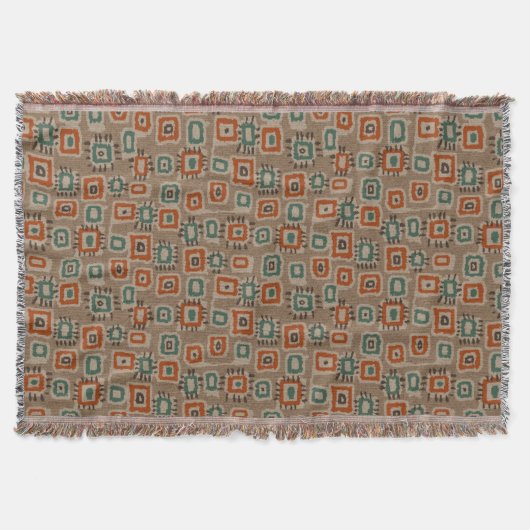 Art Old Tuch Patches Throw Blanket Decke (Vorderseite)