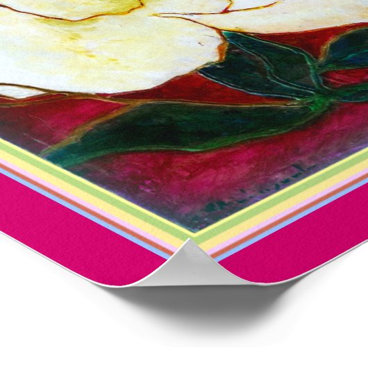 ART-ON-LEINWAND: Magnolia Heat.12"x12" Poster (Ecke)