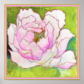 ART-ON-LEINWAND: Peony Pink 12"x12" Poster (Vorne)