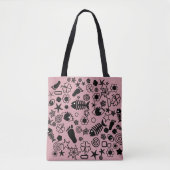 Art Ornamente Muster Tasche - Farbe auswählen (Vorderseite)