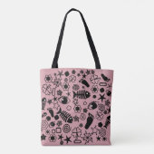 Art Ornamente Muster Tasche - Farbe auswählen (Rückseite)