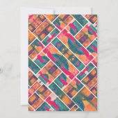 Art Paint Colorado Modern Save the Date Einladung (Rückseite)