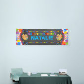 Art Paint Happy Geburtstag Personalisiert Banner (Messeveranstaltung)