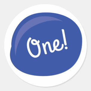 Art Paint Palette Niedlich Kid's Birthday Party Runder Aufkleber