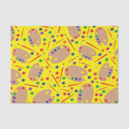 Art Paint Palette Niedlich Kid's Birthday Party Seidenpapier