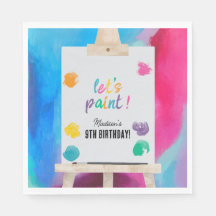 Art Painting Artist Paint Birthday Theme
