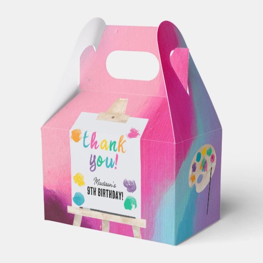 Art Painting Craft Künstler Paint Birthday Vielen Geschenkschachtel (Vorderseite)