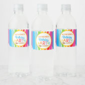 Art Painting Geburtstagsparty Wasser Flaschen Labe Wasserflaschenetikett (Flaschen)