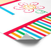 Art Painting Party Geburtstagsbanner 40x12 Poster (Ecke)