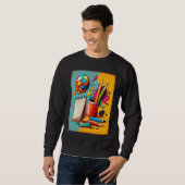 Art Painting Pop Painter Mom 3 Sweatshirt (Vorne ganz)
