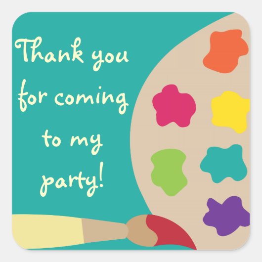 Art Palette Sticker - Aquamarin (Vorderseite)