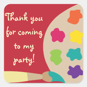 Art Palette Sticker - Rot