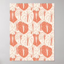 ART PAPER Download - Anthurium nahtloses Muster