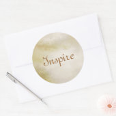 Art paper textur for background runder aufkleber (Umschlag)