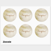 Art paper textur for background runder aufkleber (Blatt)