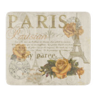 Art-Paris-Rosen KRW Vintage und Eiffel-Turm