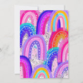 Art Party Birthday Painting Party Invitation Einladung (Rückseite)