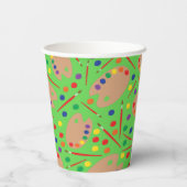 Art Party Birthday Pappbecher (Rückseite)