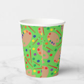 Art Party Birthday Pappbecher (Rechts)