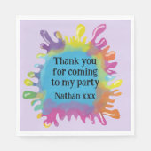 Art Party Children Gefallen Verpackungen Serviette (Vorderseite)