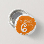 Art Party Farbe Daunenorange Schaltfläche Alter Button (Vorne & Hinten)