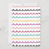 Art Party Malerei Party für Mädchen Einladung (Rückseite)