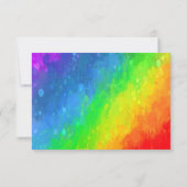 Art Party | Paint Party Dankeskarte (Rückseite)