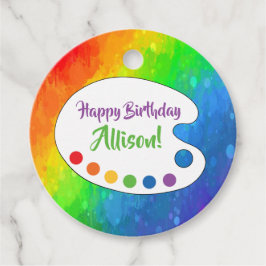 Art Party | Paint Party Geschenkanhänger