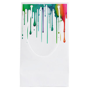 Art Party Rainbow Paint Tropfen Kleine Geschenktüte
