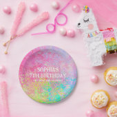 Art Partys Paint Spritzer Rainbow Kids Pappteller (Party)