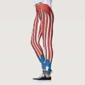 Art Patriotic Leggings für 4. Juli (Links)