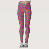 Art Pattern Design Leggings (Vorderseite)