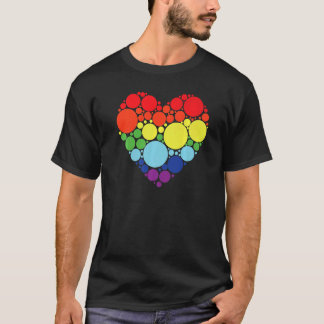Art Pattern Heart Colorful September International T-Shirt