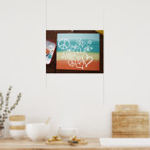 Art, Peace + Liebe Poster (Küche)