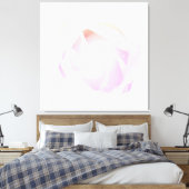 ** Art Pink Peach Rose Floral AR8 Stretchierte Lei Leinwanddruck (Insitu (Schlafzimmer))