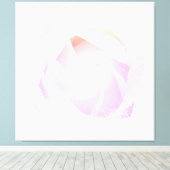 ** Art Pink Peach Rose Floral AR8 Stretchierte Lei Leinwanddruck (Insitu (Holzboden))