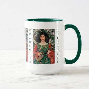 Art Portrait benutzerdefinierte Monogramm-Tasse Tasse