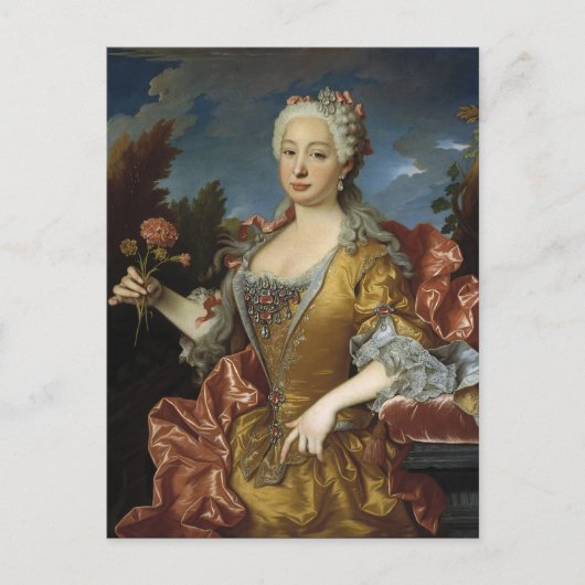 Art Portrait Postkarte (Vorderseite)