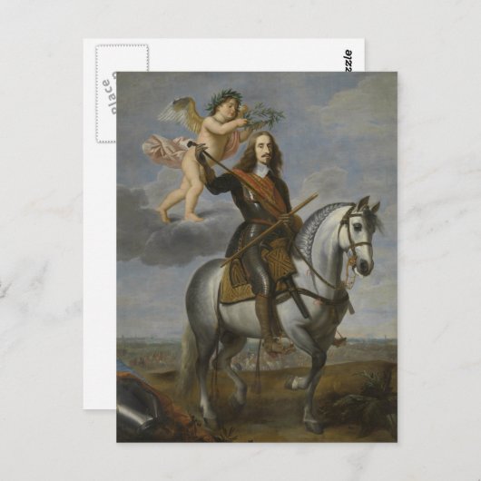 Art Portrait Postkarte (Vorne/Hinten)