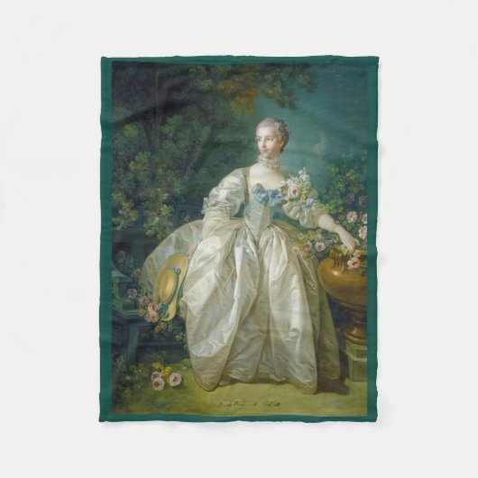 Art Portrait Vlies Decke (Vorderseite)
